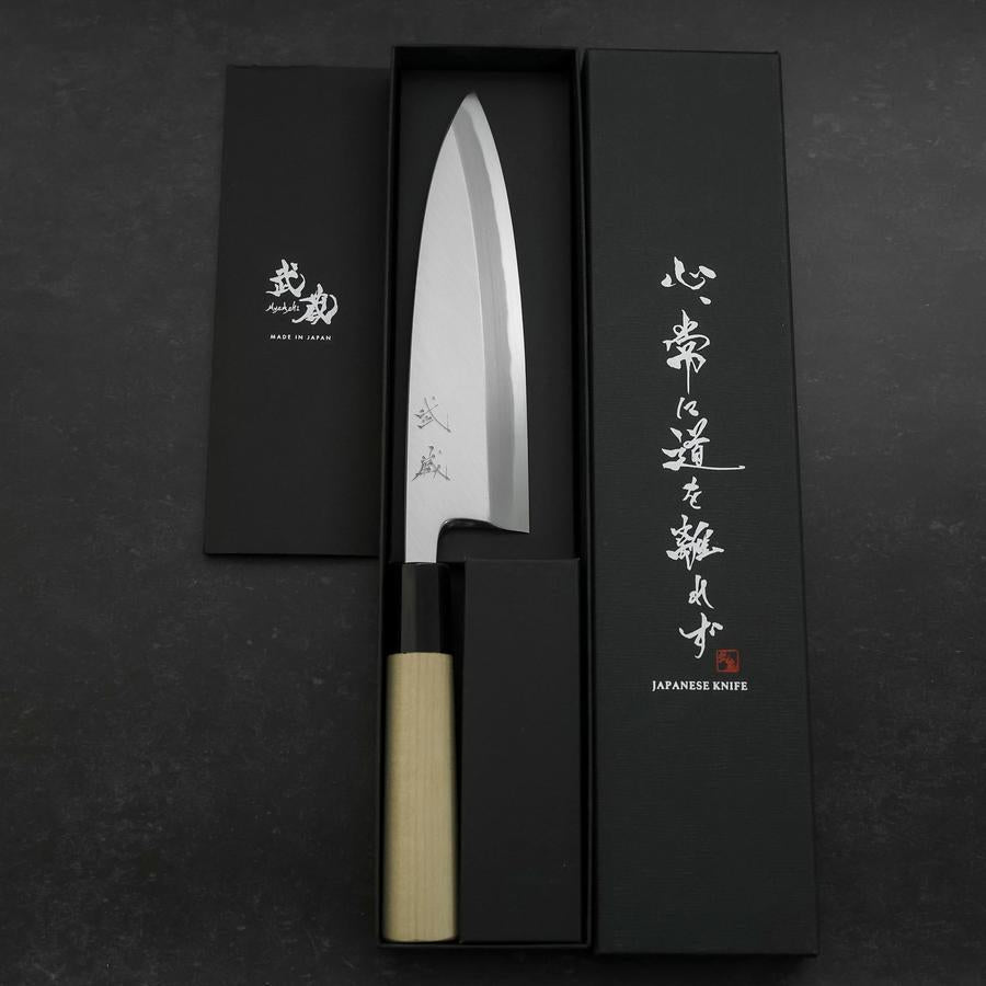 Aideba White Steel #2 Kasumi Buffalo Magnolia Handle 180mm