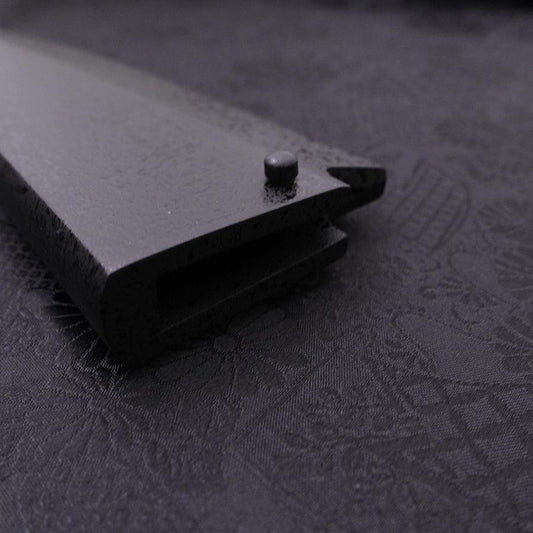 Black-Ishime Saya Sheath for Deba with Pin, 165mm