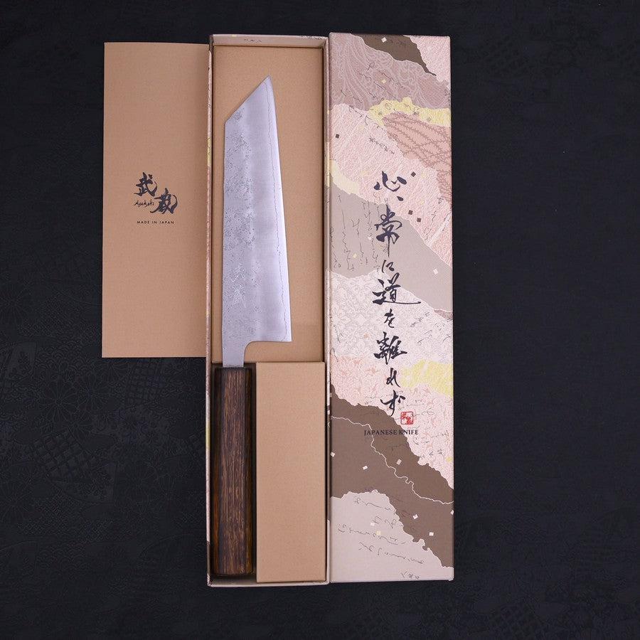 Bunka Silver Steel #3 Nashiji Sumi Urushi Handle 170mm