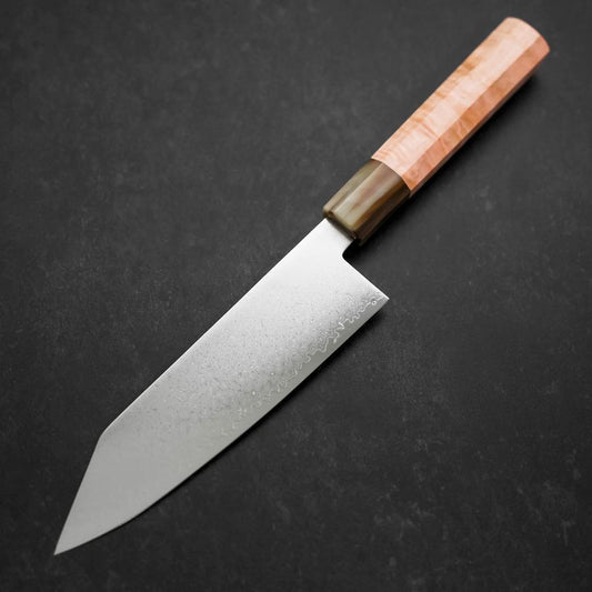 Bunka VG-10 Damascus Buffalo Light Pink Maple Handle 180mm