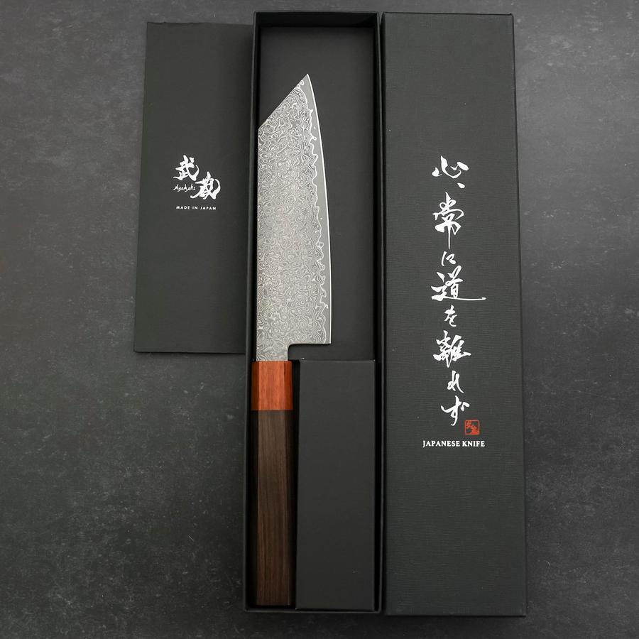 Bunka VG-10 Damascus Shitan Ebony Handle 165mm