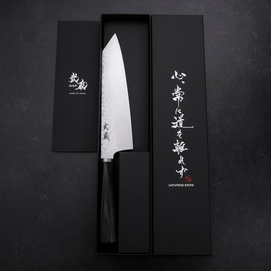 Bunka VG-10 Tsuchime Oval Purple Handle 180mm