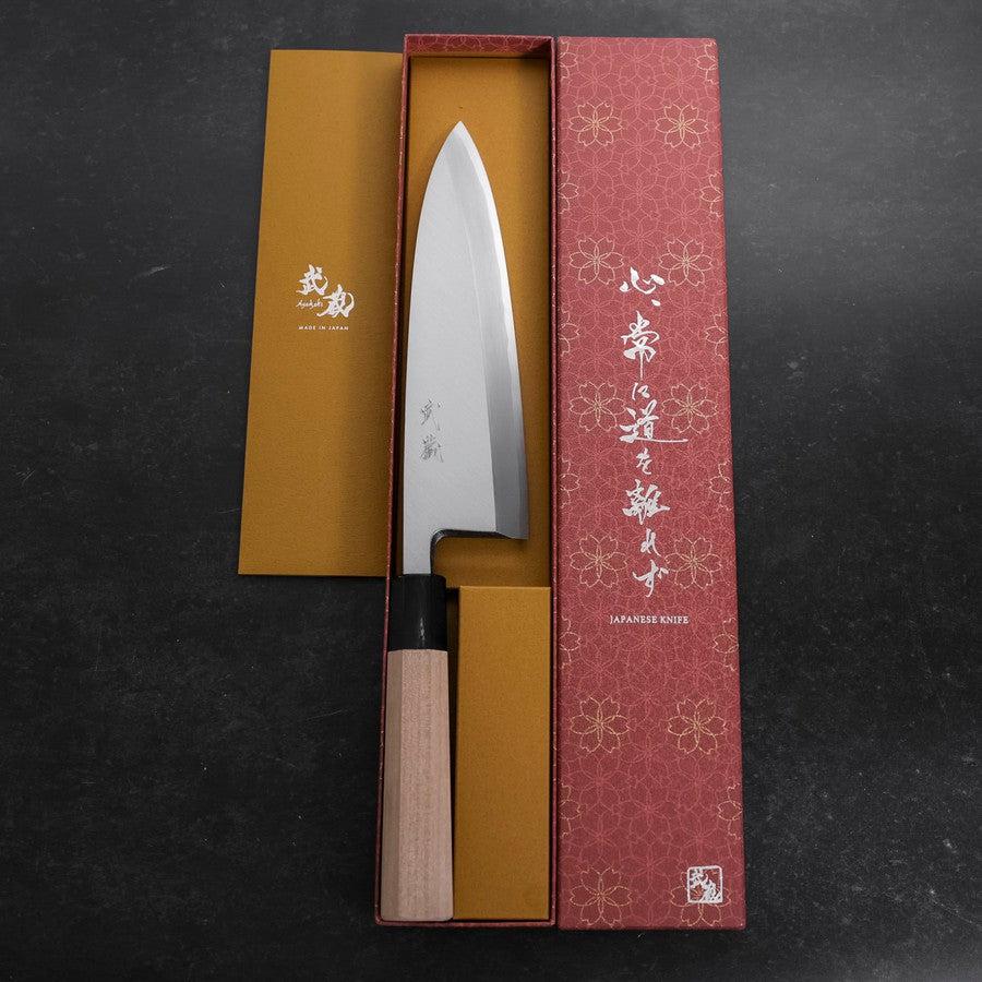 Deba Blue Steel #2 Kasumi Buffalo Magnolia Handle 210mm