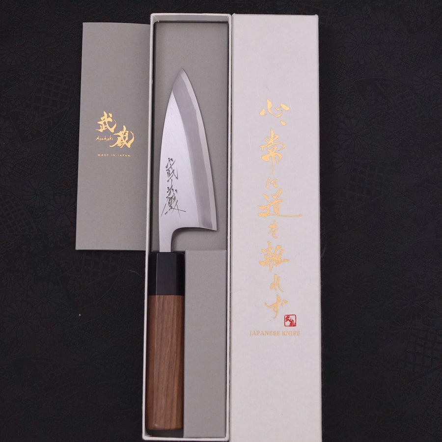 Deba Blue Steel #2 Kasumi Walnut Handle 120mm
