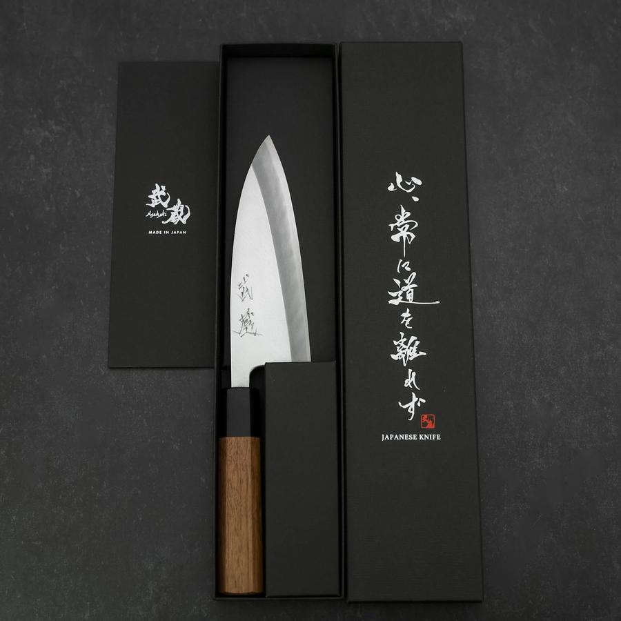 Deba Blue Steel #2 Kasumi Walnut Handle 150mm