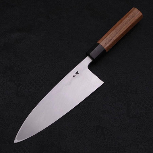 Deba Blue Steel #2 Kasumi Walnut Handle 180mm