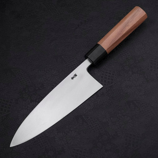Deba Blue Steel #2 Kasumi Walnut Handle 195mm