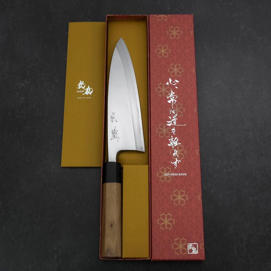 Deba Blue Steel #2 Kasumi Walnut Handle 210mm