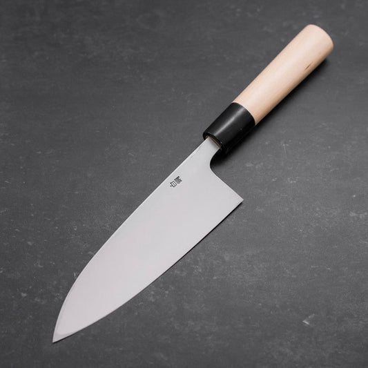 Deba White Steel #2 Kasumi Buffalo Magnolia Handle 165mm