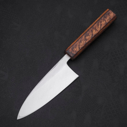 Deba White Steel #2 Kasumi Sumi Urushi Handle 120mm