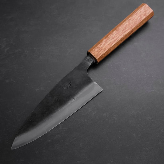 Deba White Steel #2 Kurouchi Oak Handle 150mm