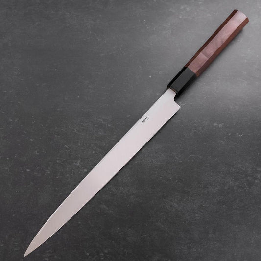 Fuguhiki White Steel #1 Mirror Buffalo Walnut Handle 270mm