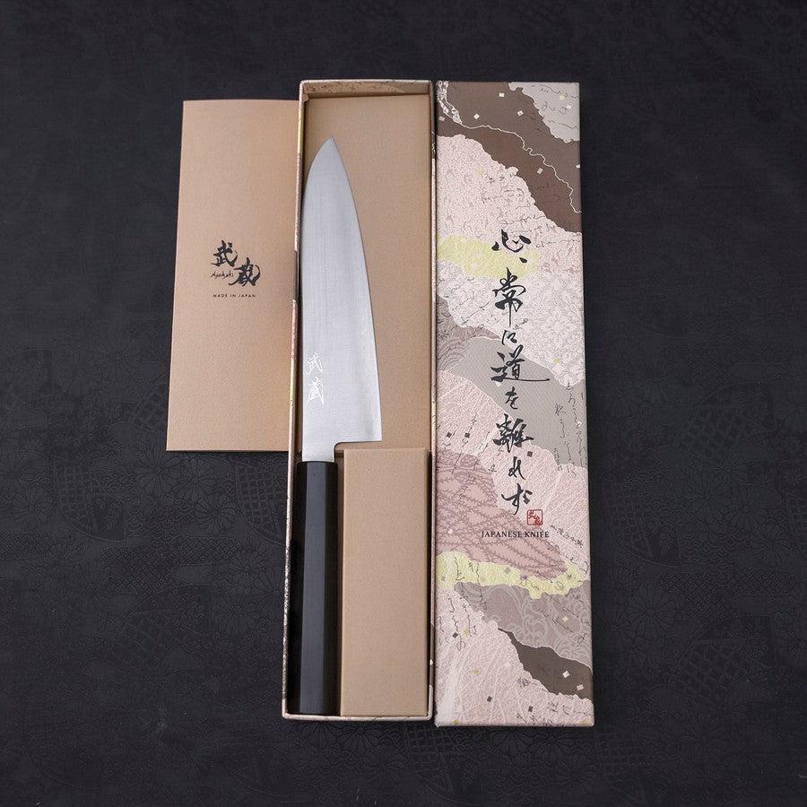 Gyuto HAP-40 Polished Buffalo Ebony Handle 180mm