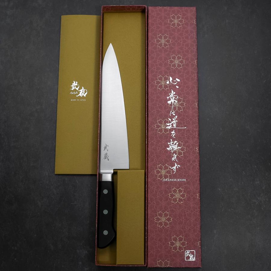 Gyuto Molybdenum Polished Western Black Handle 210mm