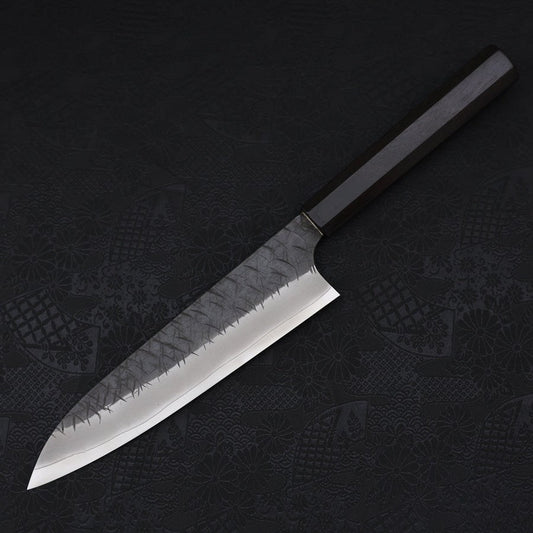 Gyuto SG-2 Kurouchi Tsuchime Buffalo Ebony Handle 210mm
