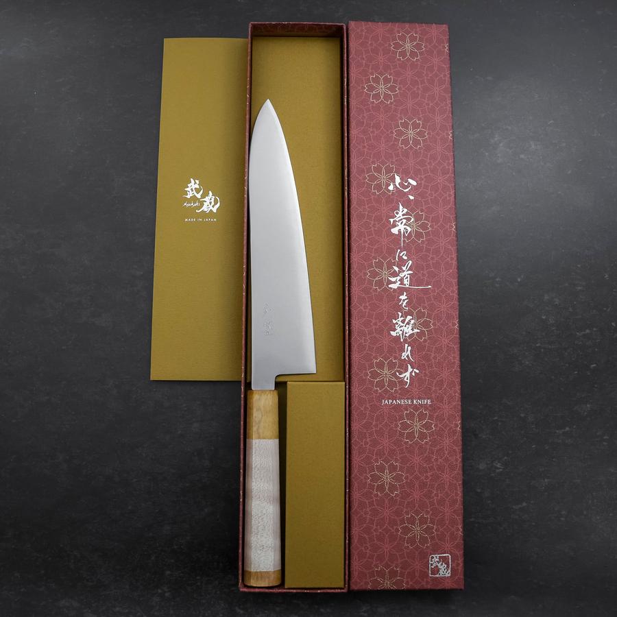 Gyuto SG-2 Polished Yellow Maple Handle 210mm