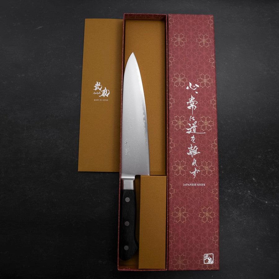 Gyuto VG-10 Damascus Western Black Handle 210mm
