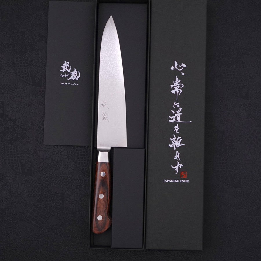 Gyuto VG-10 Damascus Western Handle 180mm