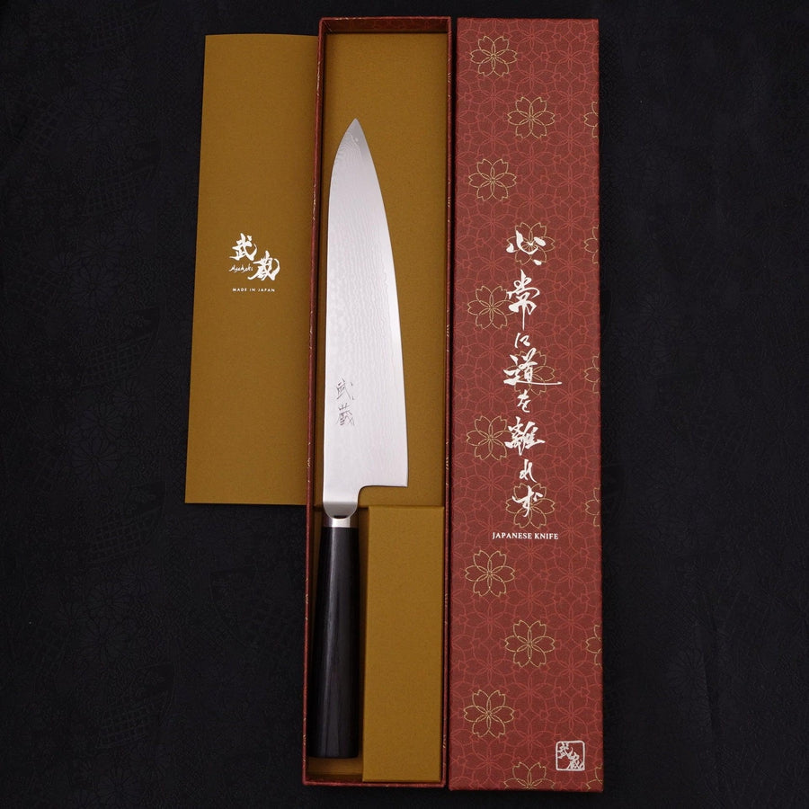 Gyuto VG-10 Damascus Western Round Handle 210mm