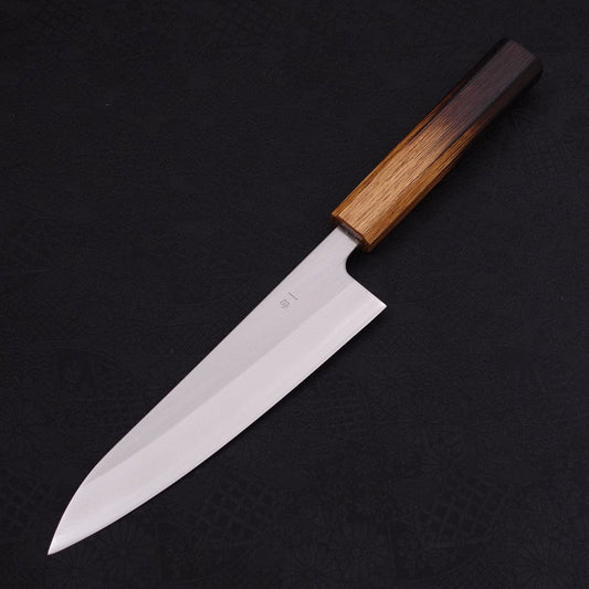 Gyuto White Steel #1 Polished Yaki Urushi Handle 180mm