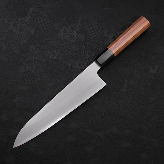 Gyuto White Steel #2 Kasumi Buffalo Teak Handle 210mm