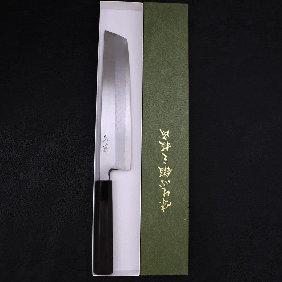 Hamokiri(Honekiri) Blue Steel #2 Kasumi Buffalo Ebony Handle 270mm