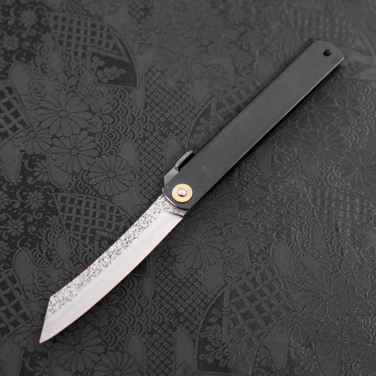 Higonokami Aogami 120mm Black Tsuchime