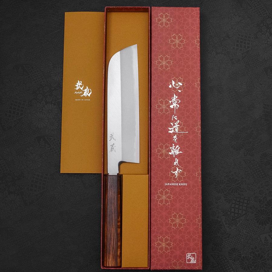 Kama Usuba(Kansai) Blue Steel #2 Kasumi Sumi Urushi Handle 210mm