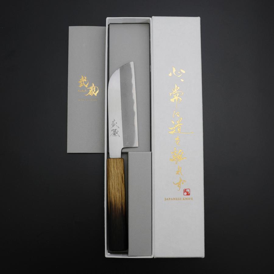 Kawamuki White Steel #1 Polished Yaki Urushi Handle 110mm