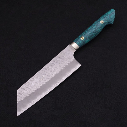Kiritsuke Nakiri SG-2 Tsuchime Turquoise Green Handle 170mm