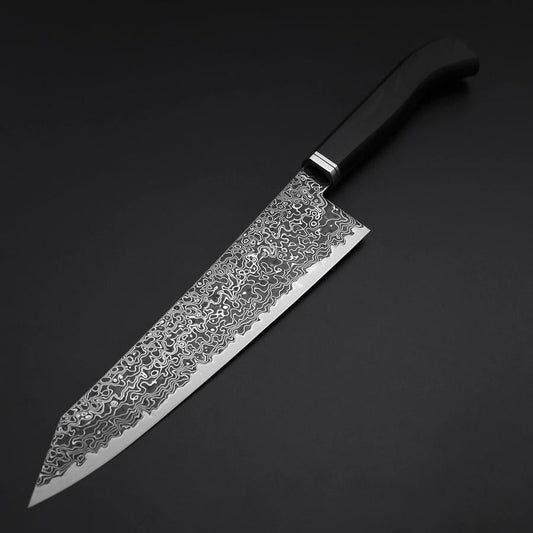 Kiritsuke SG-2 Black Nickel Damascus Western Ebony Handle 240mm