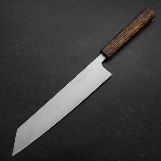 Kiritsuke Stainless Clad Blue Super Polished Sumi Urushi Handle 240mm