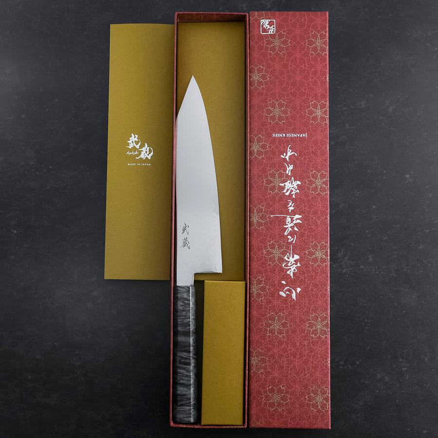 Kiritsuke VG-10 Damascus Gray Birch Handle 210mm