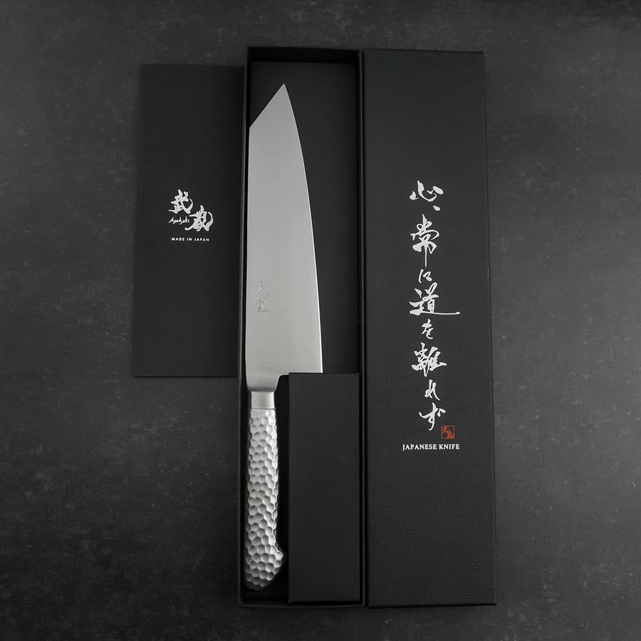 Kiritsuke VG-5 Polished Western Stainless Handle 195mm