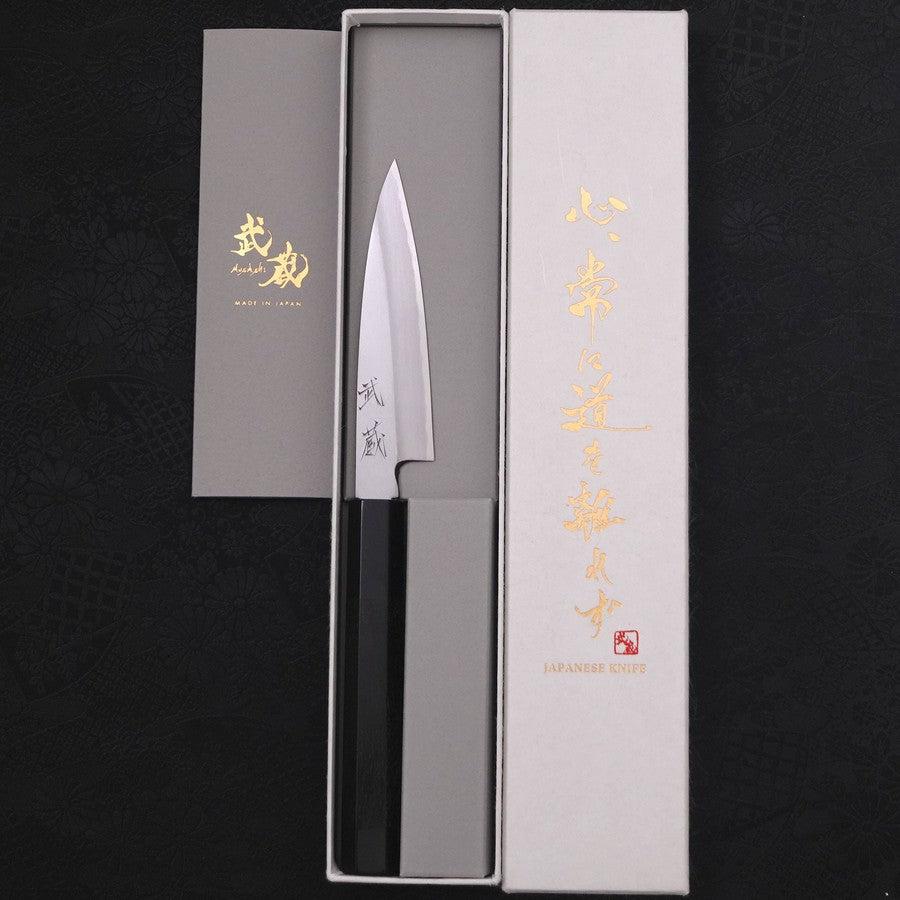 Koyanagi White Steel #2 Kasumi Buffalo Ebony Handle 120mm