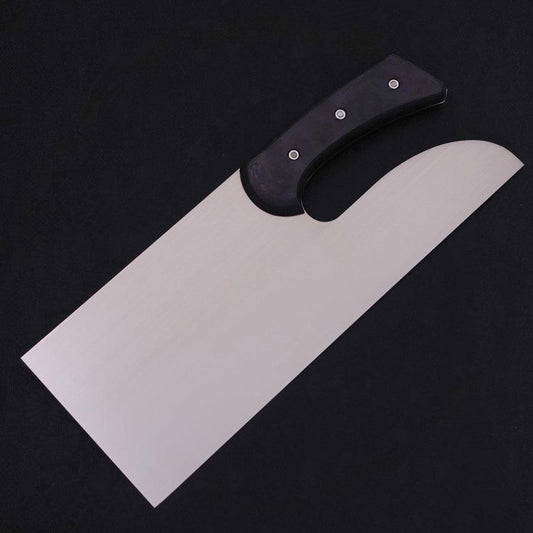Menkiri (Noodle Knife) Molybdenum Polished Black Cherry Handle 330mm