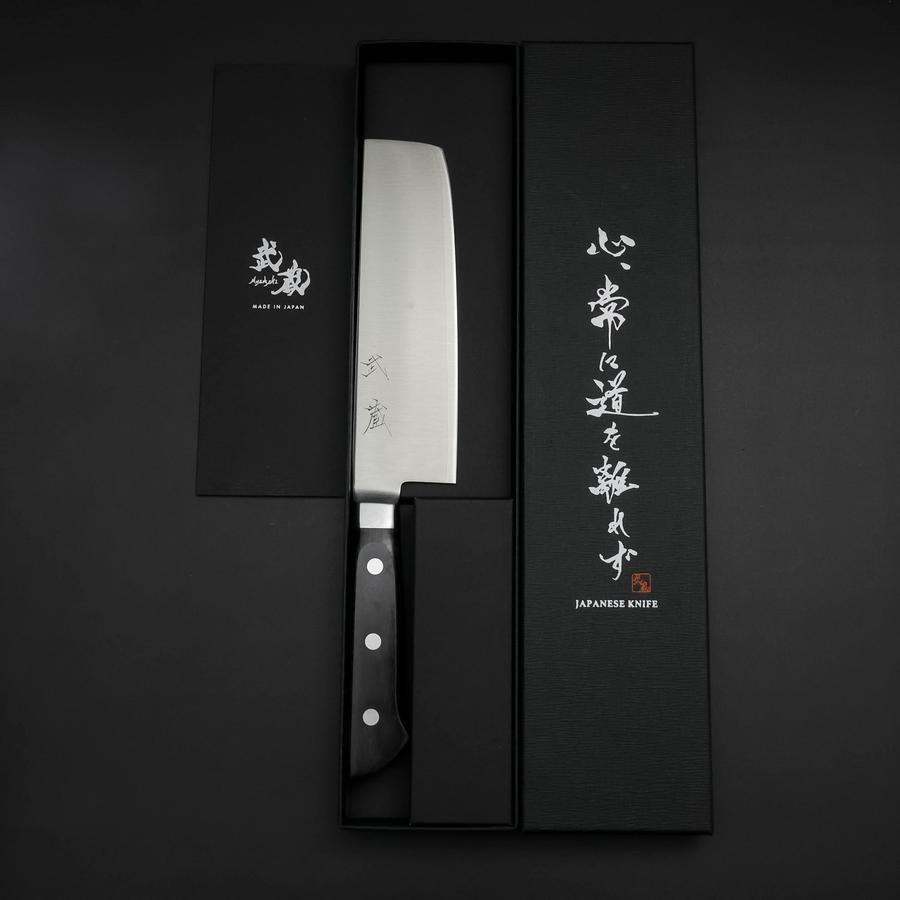 Nakiri Molybdenum Polished Western Black Handle 160mm