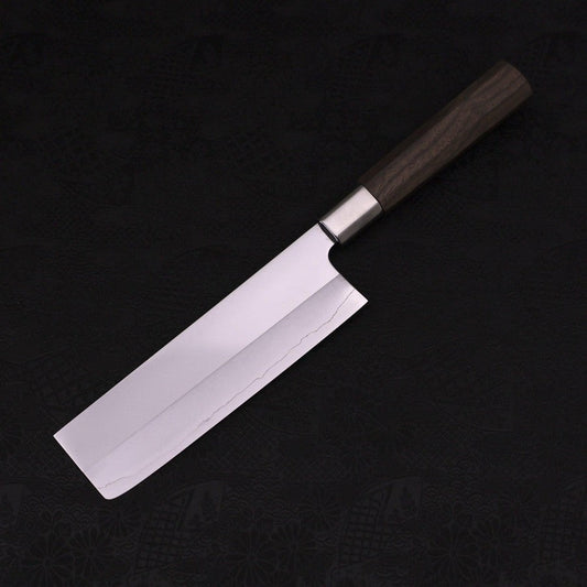 Nakiri Silver Steel #3 Walnut Handle 165mm