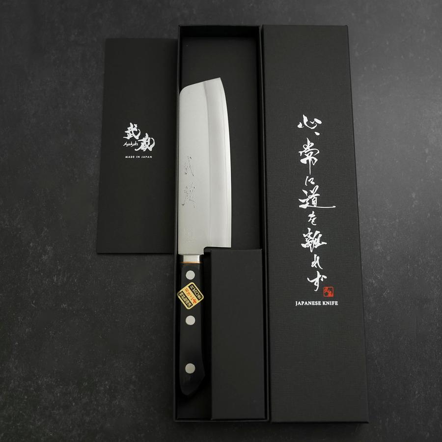 Nakiri VG-1 Polished Western Black Handle 160mm