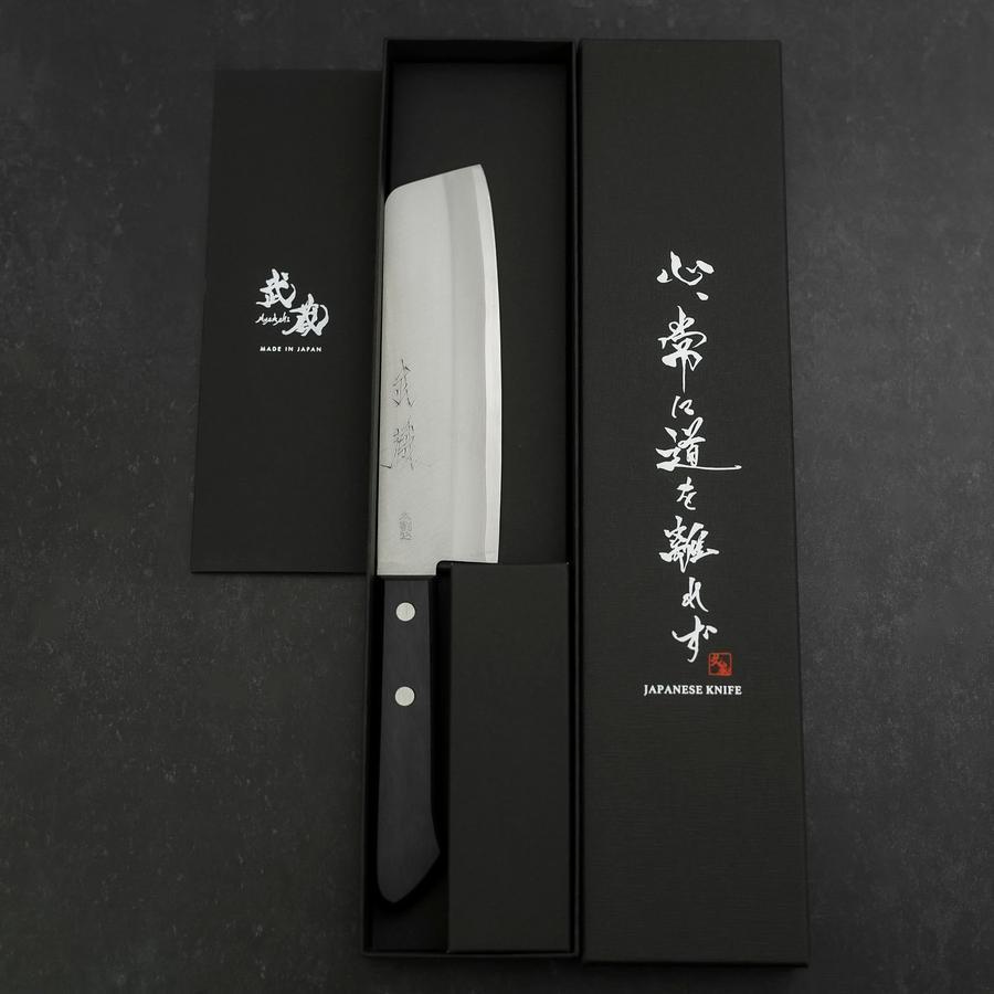 Nakiri VG-1 Polished Western Black Handle 160mm