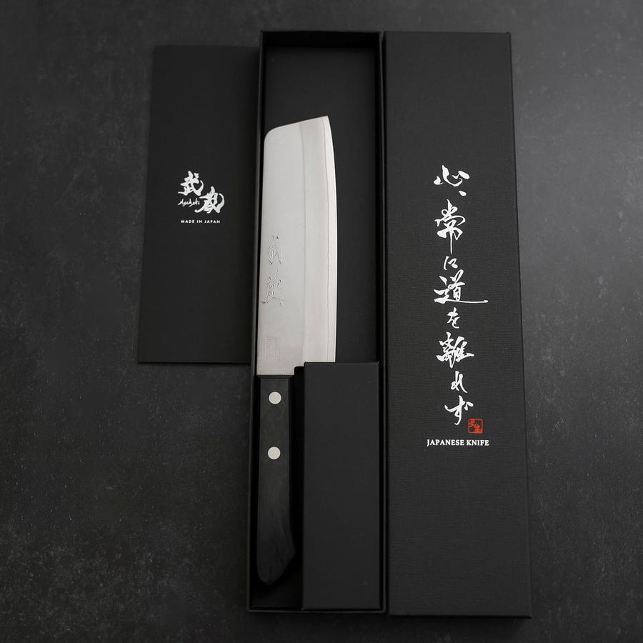 Nakiri VG-1 Polished Western Black Handle 160mm (Tsuba-nashi) Limited