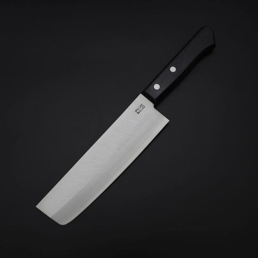 Nakiri VG-1 Polished Western Black Handle 165mm (Tsuba-nashi)