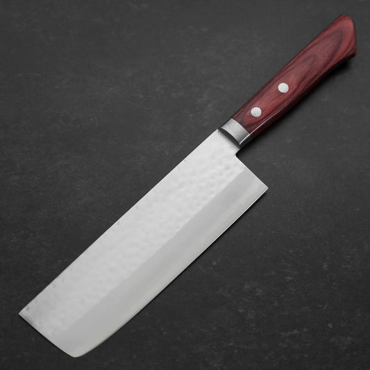 Nakiri VG-1 Tsuchime Western Red Mahogany Handle 165mm