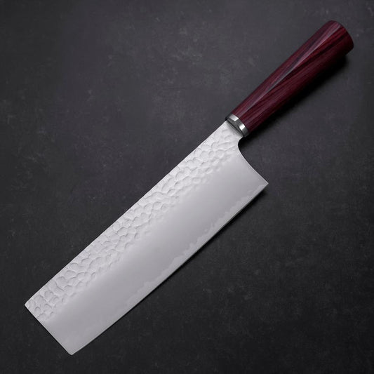 Nakiri VG-10 Tsuchime Oval Red Handle 180mm