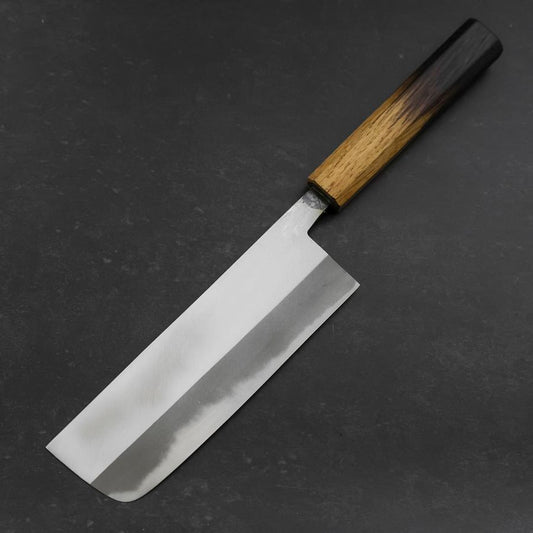 Nakiri White Steel #2 Polished Yaki Urushi Handle 165mm