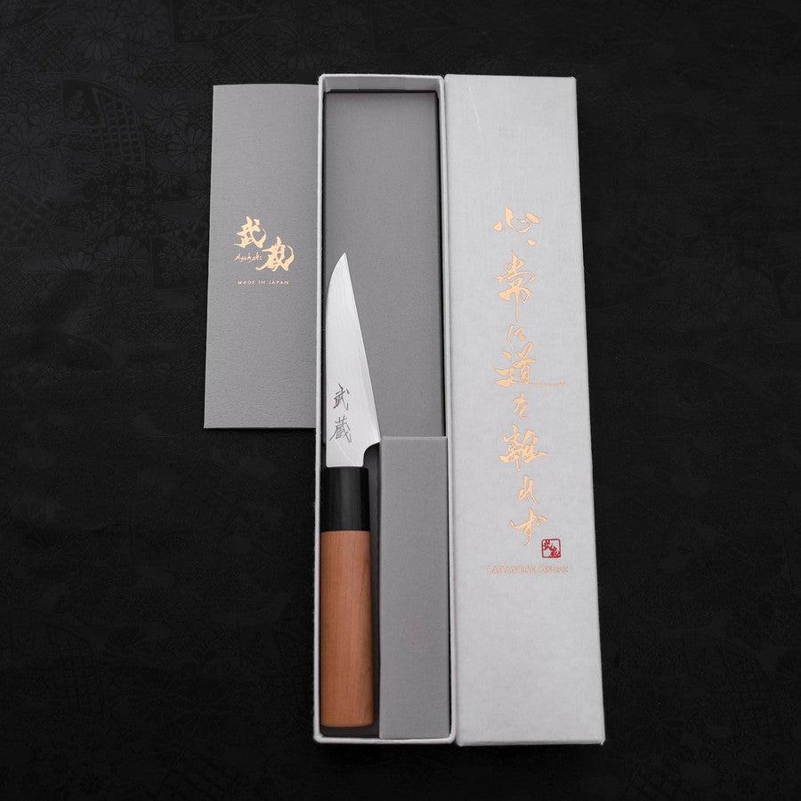 Peeling knife VG-10 Damascus Cherry Handle 90mm