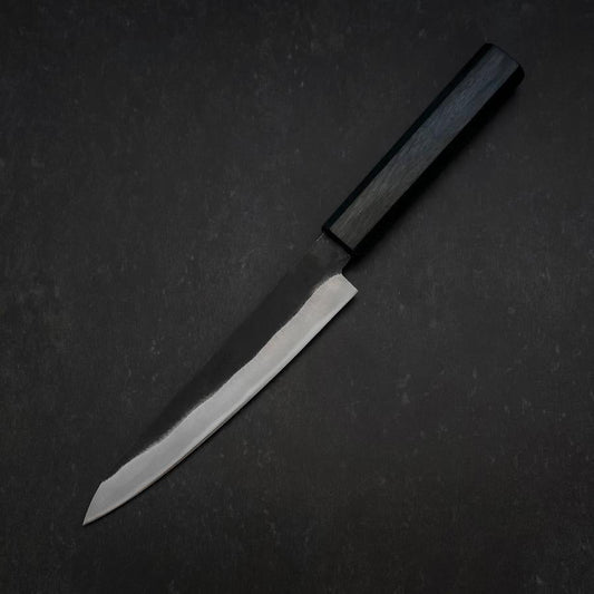 Petty Blue Steel #2 Kurouchi Dark Blue Urushi Handle 150mm