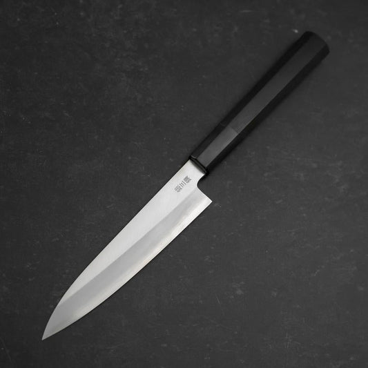 Petty Silver Steel #3 Polished Buffalo Ebony Handle 140mm