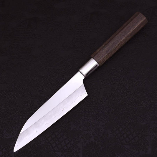Petty Silver Steel #3 Walnut Ichimatsu Handle 135mm