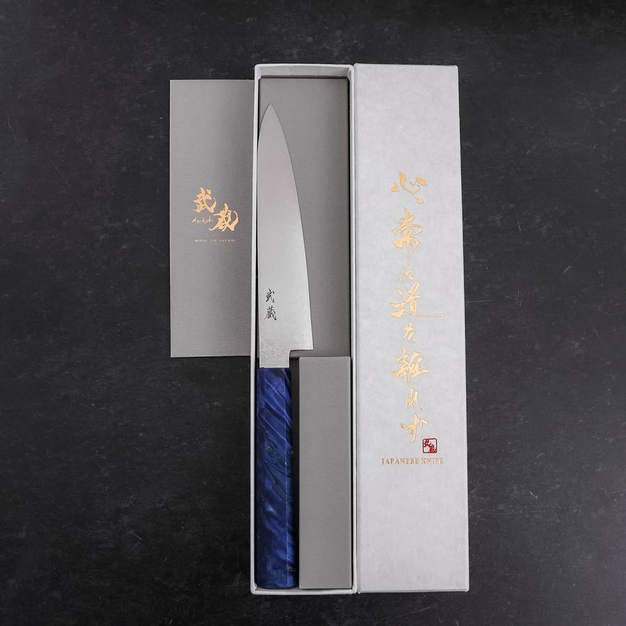 Petty VG-10 Damascus Blue Birch Handle 150mm